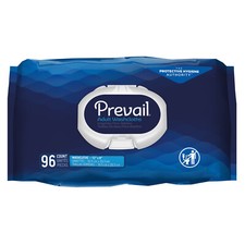 576/Case Prevail Adult Disposable Washcloths, Scented, 12 x 8 Inch WW-720