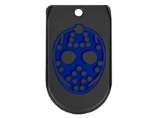 NDZ Sig P365XL P365X Extended Magazine Base Plate Aluminum Black, Blue Engraved