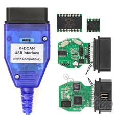 Cable K+DCAN OBD2 con interruptor FTDI FT232RL Herramientas EDIABAS NCS Expert ISTA para BMW