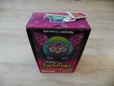 BOXED***FURBY CRYSTAL BABY FURBLING BLUE/GREEN ELECTRONIC PET TOY***VGC