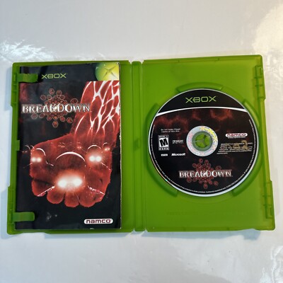Breakdown (Original Xbox) With Manual,  Tested *No Cover Art*