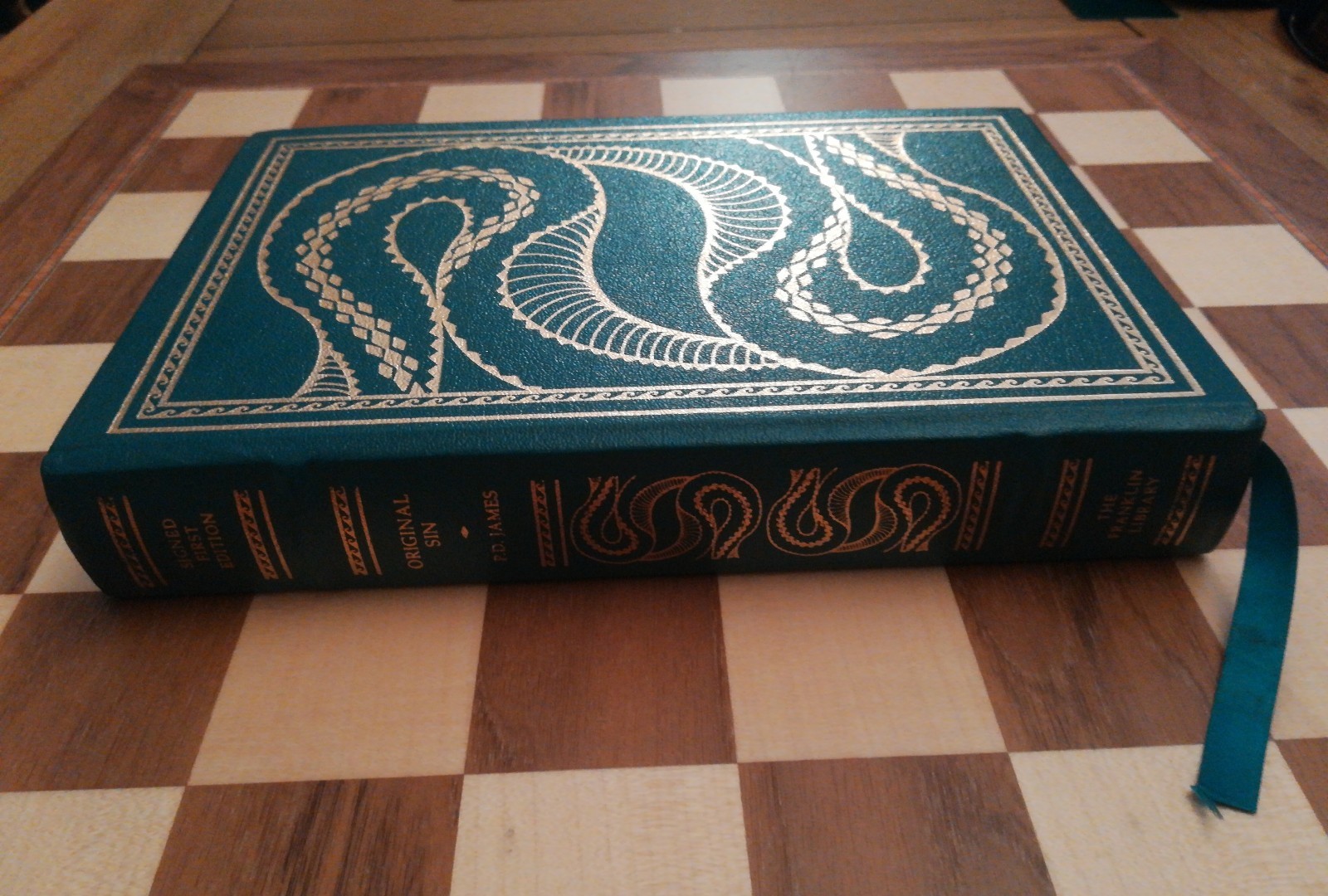 Original Sin SIGNED LIMITED EDITION P. D. James Hardback Franklin Library