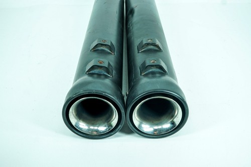 12 Harley Road Glide Touring Exhaust Muffler Silencer Cobra Rusty SCRATCH 1325 - Bild 15 von 22