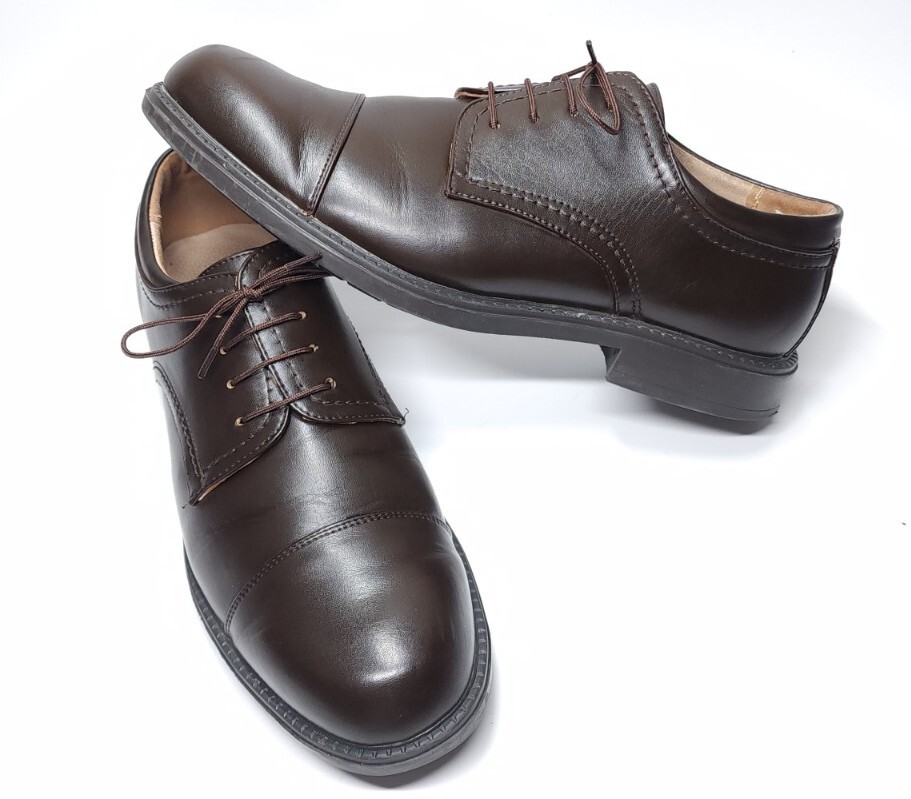 Mens Bruno Marc Size 10 Oxford Classic Lace Up Downing Dark  display picture 1