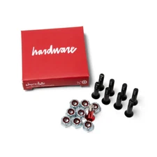 Chocolate Skateboard Mounting Hardware Longneck Phillips 7/8" Black/Red