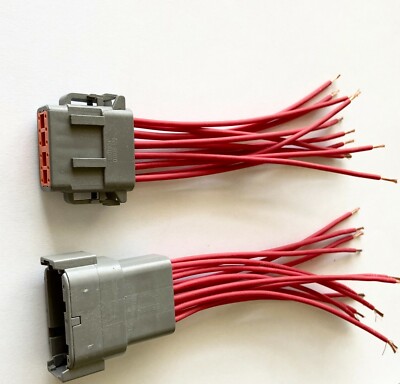 Deutsch DTM 2 12P Maschio Femmina Connettore Impermeabile Auto Con - Foto 7