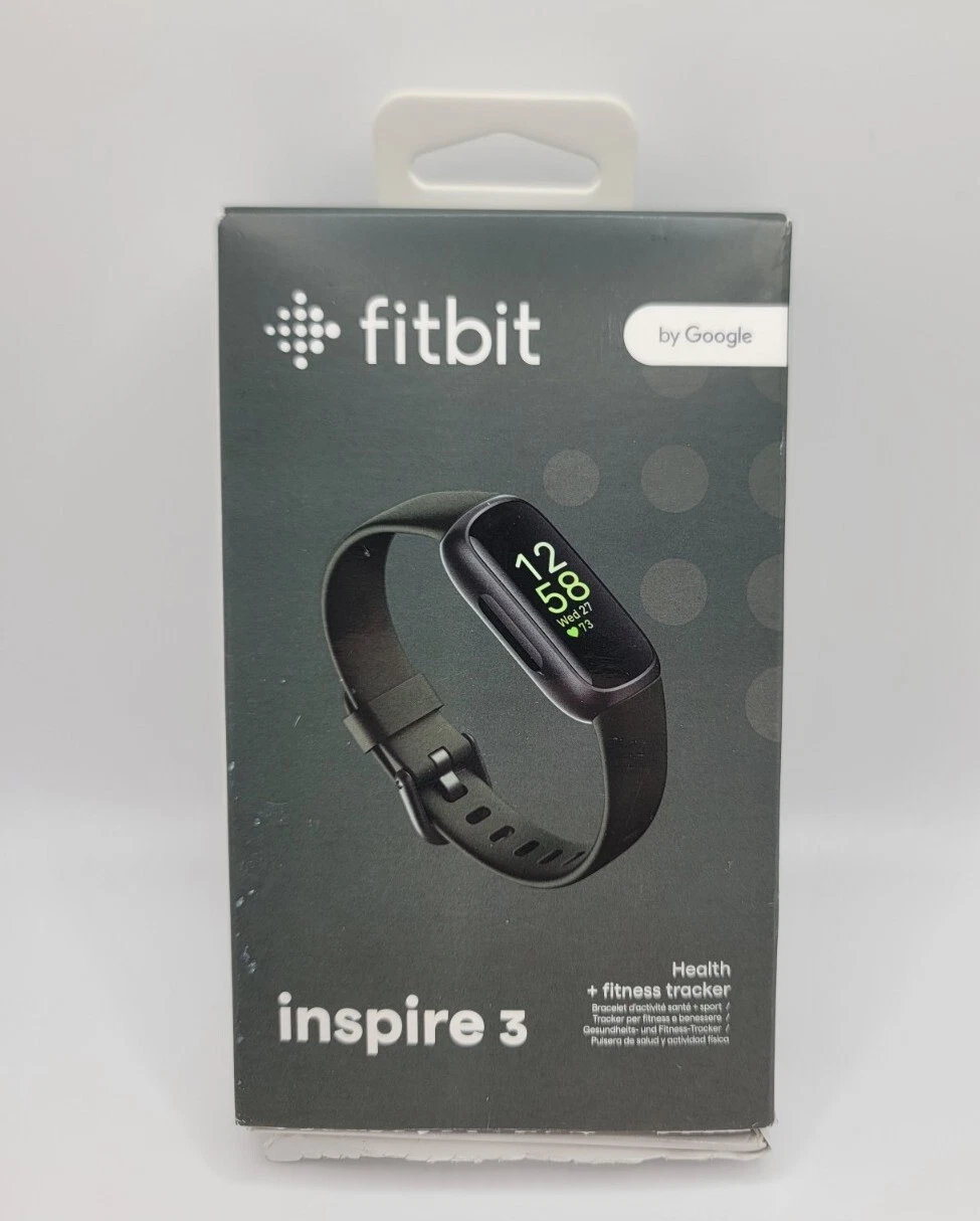 Fitbit Inspire 3 Heart Rate Monitor Health & Fitness Tracker - Black
Opens in a new window or tab