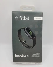 Fitbit Inspire 3 Heart Rate Monitor Health & Fitness Tracker - Black