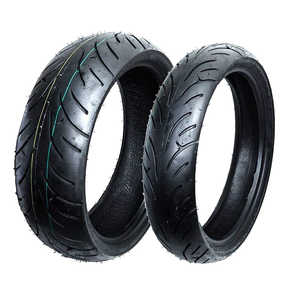 Front Rear Motorcycle Tires  120/70-17 & 180/55-17 For Honda CBR 600 R6 GSXR 750 - Image 4 of 4