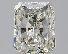 Radiant Cut 2.43 CT Cert. GIA Natural Mined Diamond Loose K color SI2 clarity 3769.55 per carat
