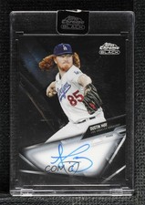 2021 Topps Chrome Black Chrome Black Auto Dustin May #CBA-DMA Auto 0k63