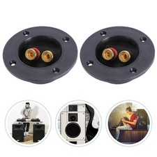 4 Sets Metal Wire Terminal Car Speaker Connectors Loudspeaker Cup