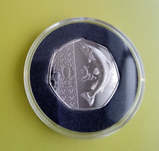 2024 Atlantic Salmon Definitive 50p Fifty Pence Coin Brilliant Uncirculated