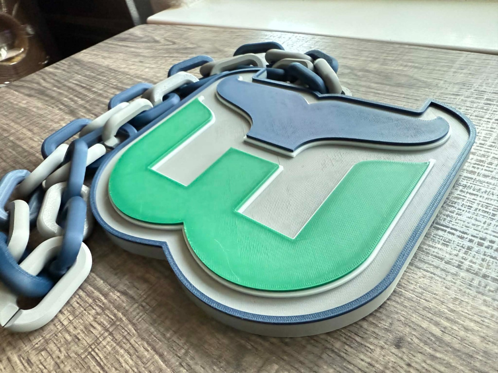 Hartford Whalers Oversized Necklace, Hype Chain [Made To Order]
