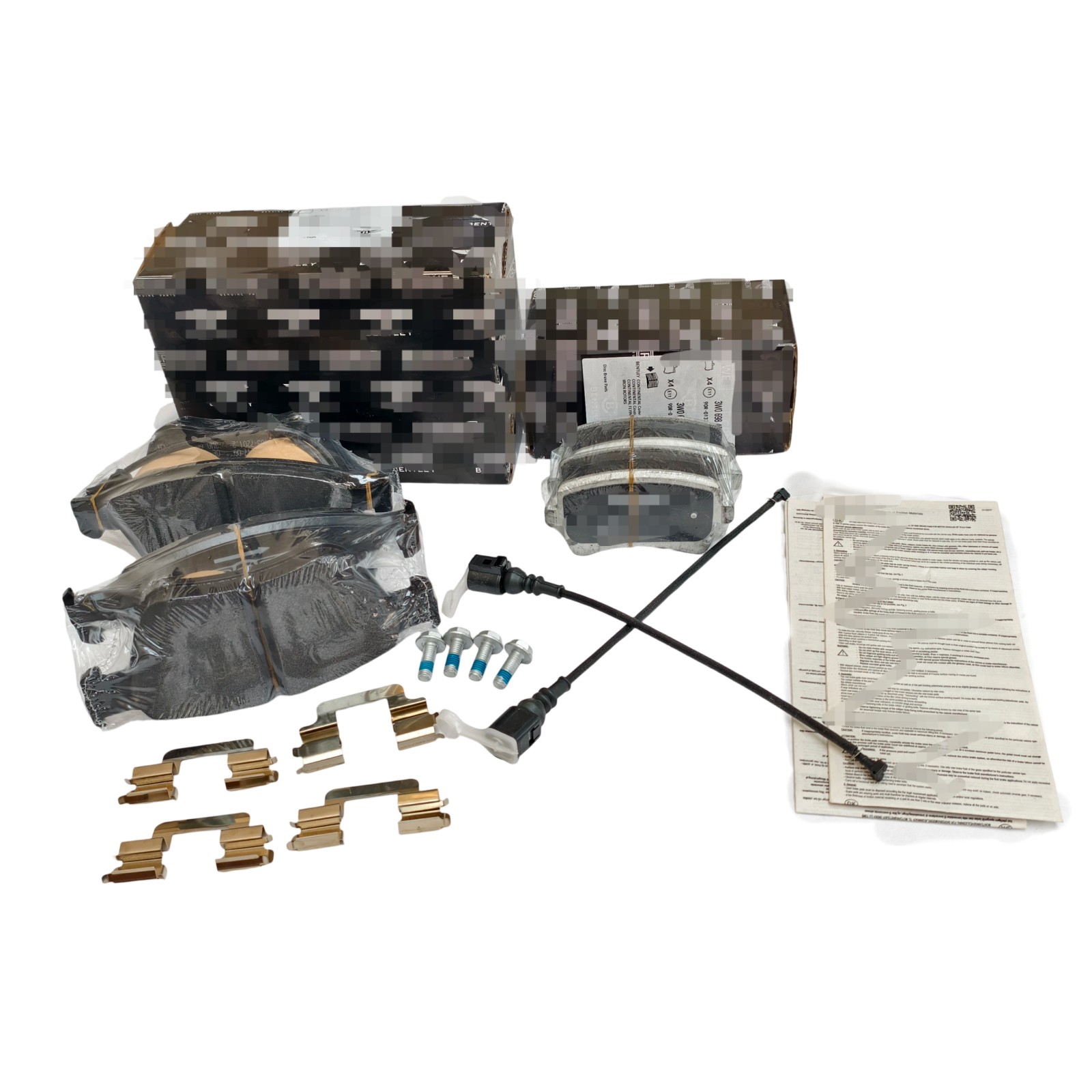 Rear Brake Pad kit Fits Bentley Continental GT GTC Flying Spur