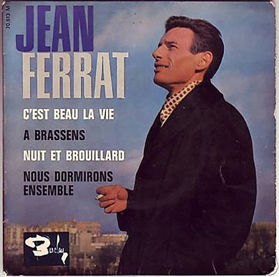 JEAN FERRAT - C'est Beau La Vie (1964) French chanson 45 EP 7'' Barclay