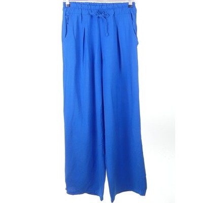 Sassy Classy pants fabric pants Marlene wide leg blue size M
