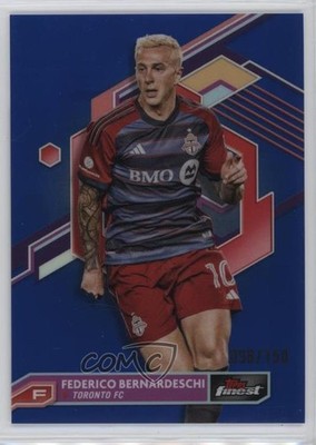 2023 Topps Finest MLS Blue Refractor /150 Federico Bernardeschi #66 1c8n