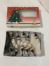 Catena luminosa Natale Giocoplast 10 luci Pupazzi Neve DF-10/PN 220V