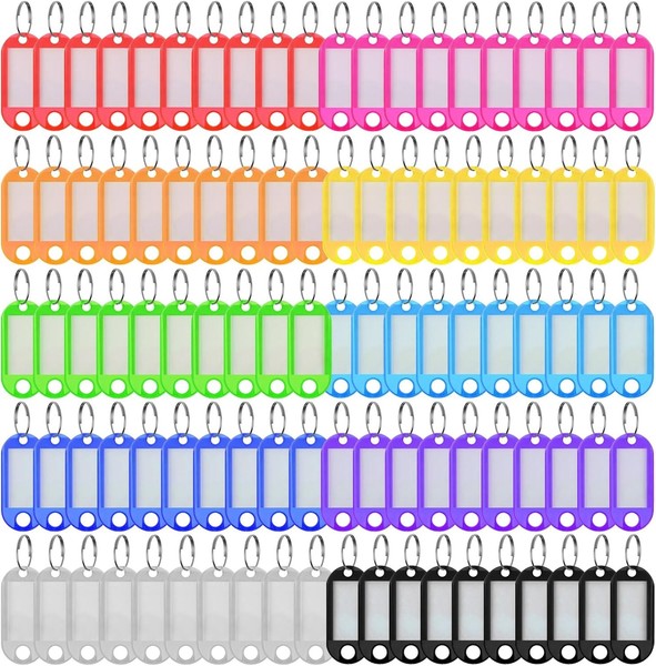 SchlüSselanhäNger Beschriftbar 100 StüCk SchlüSselschilder Etiketten Koffer-image