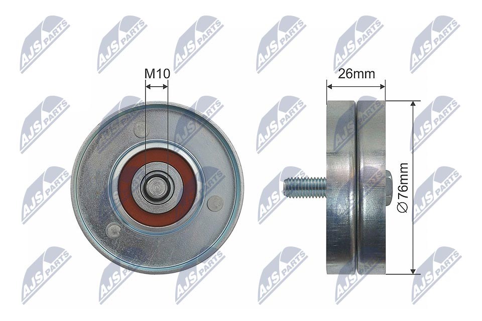 Belt idler pulley RNK-AU-050 NTY for SKODA VW SEAT - Image 8