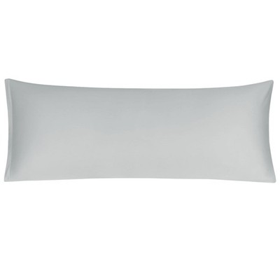Bodybezug Reißverschluss 100% Baumwolle lang 300TC 1 Stück, 21x55 silbergrau