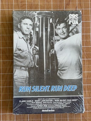 BETAMAX BIG BOX RUN SILENT RUN DEEP CBS FOX CLARK GABLE NOT VHS