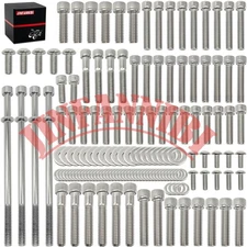 Engine Bolt Screw Stainless Kit Set For Harley Road Glide Street Glide 2007-2016