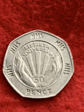 NHS 50p Coin Circulated 1998