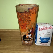 REDUZIERT Goebel Rosina Wachtmeister Katze 10”/25cm Vase Prato Di Fiori signiert sehr guter Zustand 