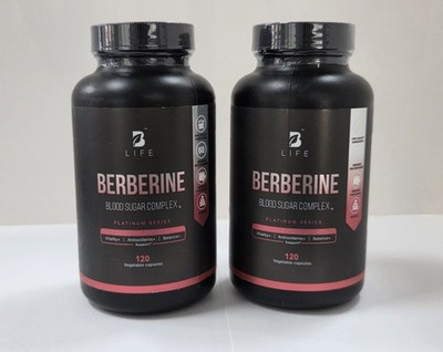 TWO PACK - Life Berberine Blood Sugar Support Glucose Support Weight Management