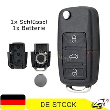 Auto Schlüssel Gehäuse Batterie für VW Golf 5 Passat Jetta Polo Tiguan Eos Caddy