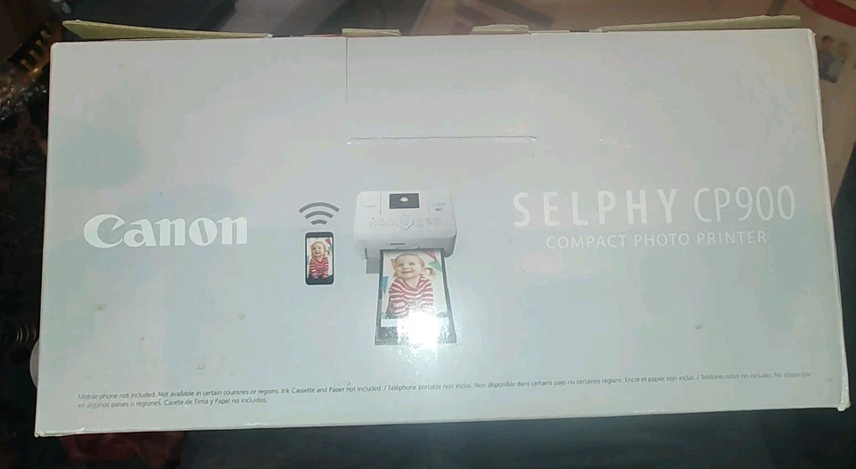Canon SELPHY CP900 White Wireless WiFi Color Photo Printer New + 4- Paper / Ink - Image 3 of 4