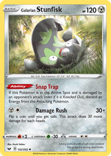 galarian stunfisk pokemon card value Galarian Stunfisk 106/159 - Reverse Holofoil SV09 Journey Together