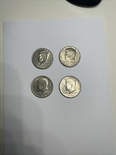 mezzi dollari americani 2001,1972,1971(2), argento