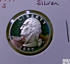 1997-S United States, Proof Silver, Washington Quarter