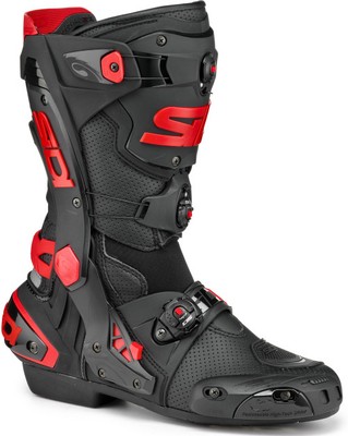 Sidi Rex Air Road Race Boots Black | Red 12 46 VREXAIRBLKRED46 2001-0101-46