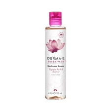 DERMA E Radiance Toner – Facial Toner with Glycolic Acid and Rooibos –