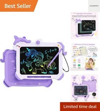 Interactive Unicorn Writing Tablet, Colorful LCD Doodle Board for Kids 3-8
