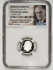 2015 W NGC PF 69 UCAM Silver Proof Roosevelt Dime March of Dimes Set 001