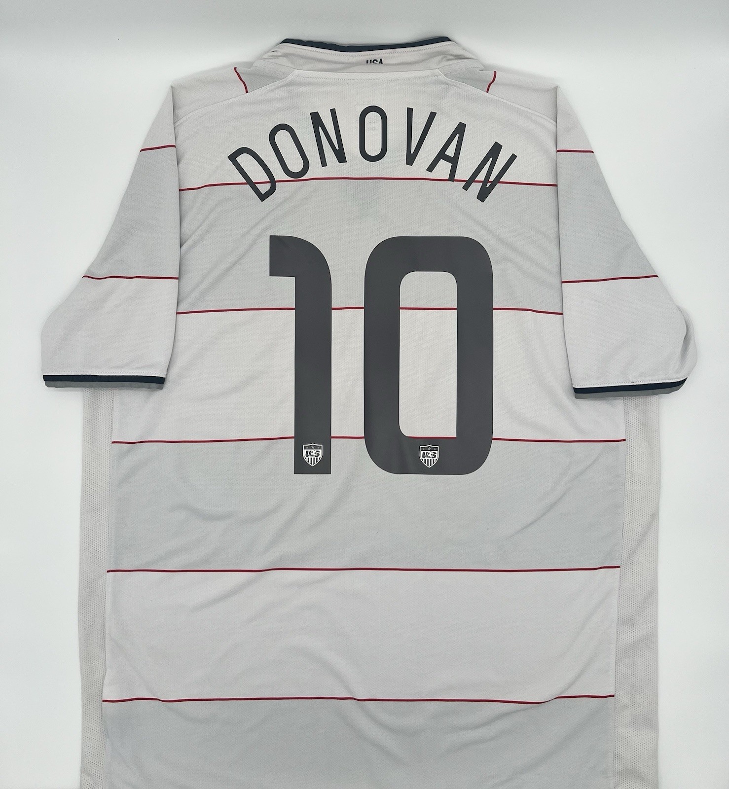 Authentic Nike USA Landon Donovan #10 Soccer Jersey XL Men White Red Blue