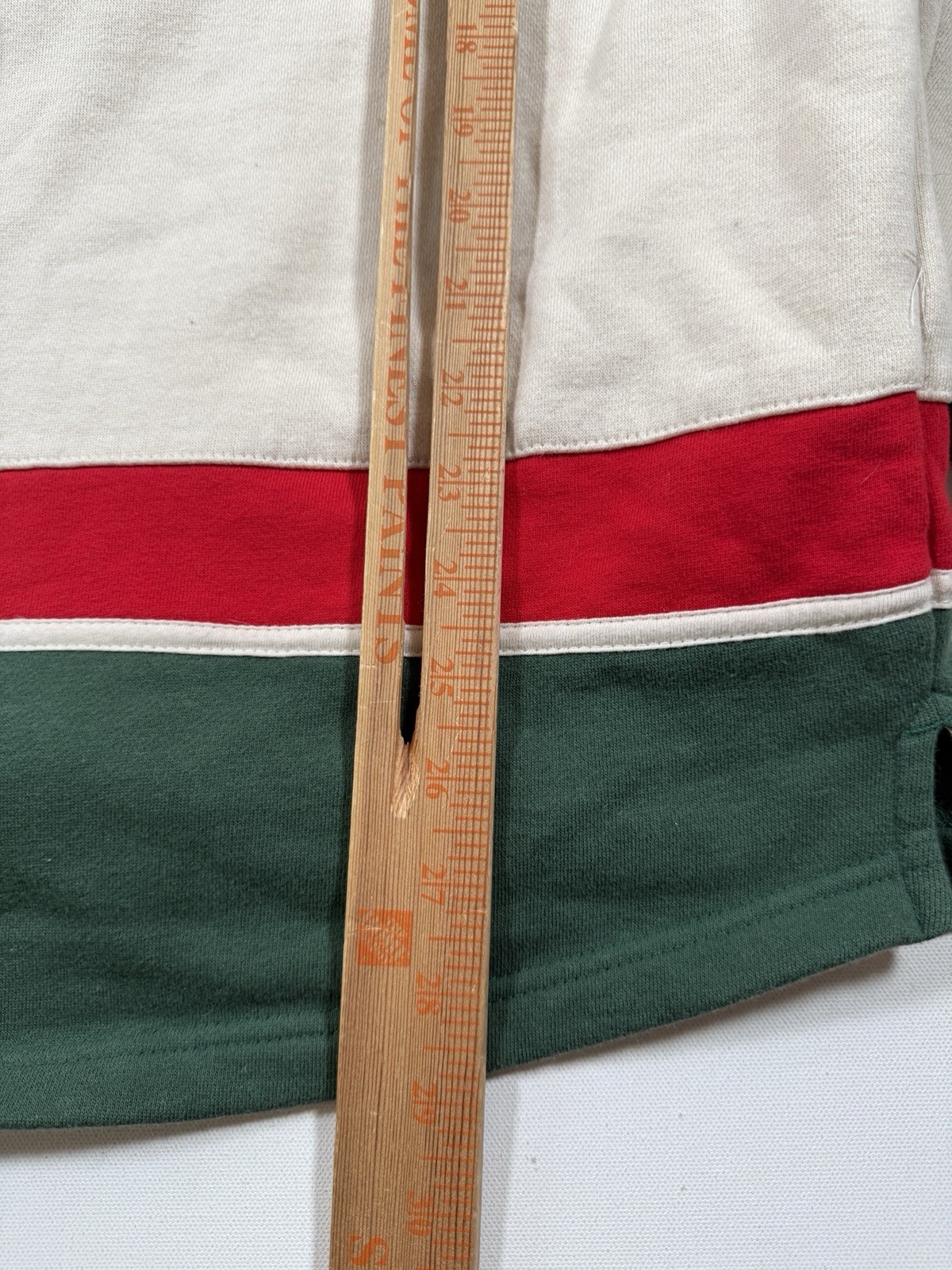 Minnesota Wild Hoodie Mens Small White Green Old Time Hockey Rafters Jersey NHL