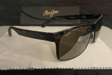 Maui Jim Red Sands Sunglasses MJ432-11T Grey Tortoise Rectangular Frame W/ Case