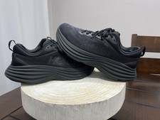 Hoka One W Bondi 8 1127952 BBLC Women  s Size 8.5B Running Shoes Black