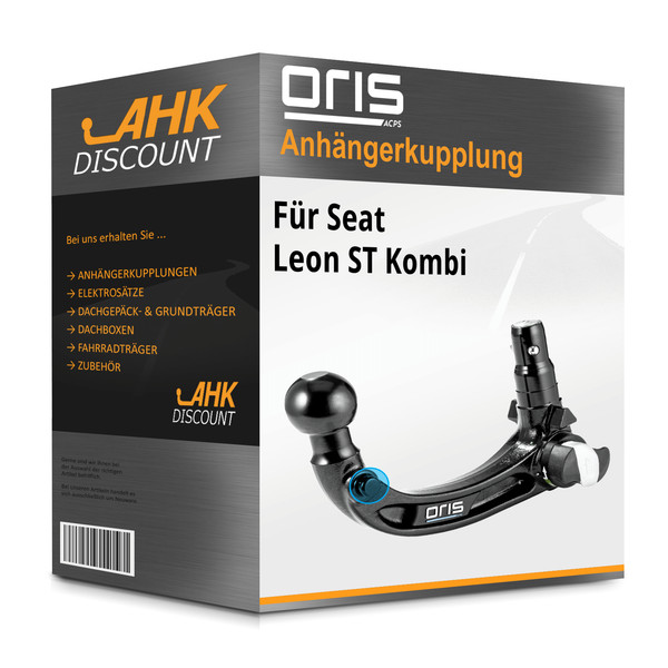für Seat Leon ST Kombi 09.2012-05.2014 Oris AnhäNgerkupplung Abnehmbar NEU-image