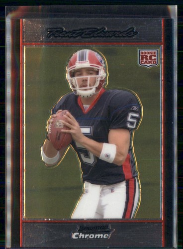 Trent Edwards #BC61 2007 Bowman Chrome card