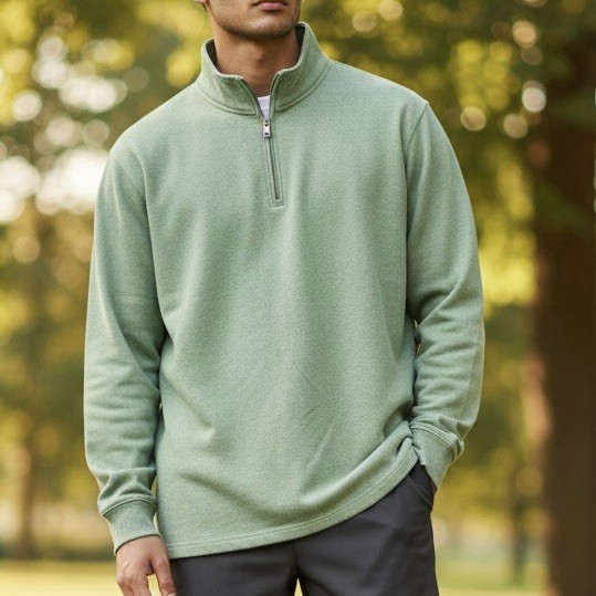 Pendleton 1/4 Zip Long Sleeve Pullover Sweatshirt… - image 2