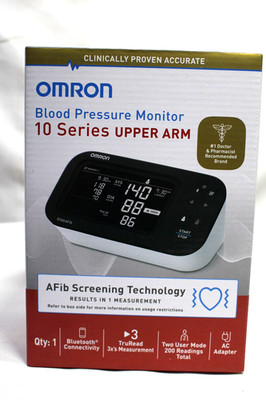 OMRON - 10 Series - AFib Screening - Upper Arm Blood Pressure Monitor/NEW