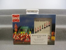 Busch Spur H0 5937 Baustellen-Set Warnbaken mit elektrischer Blinkschaltung OVP