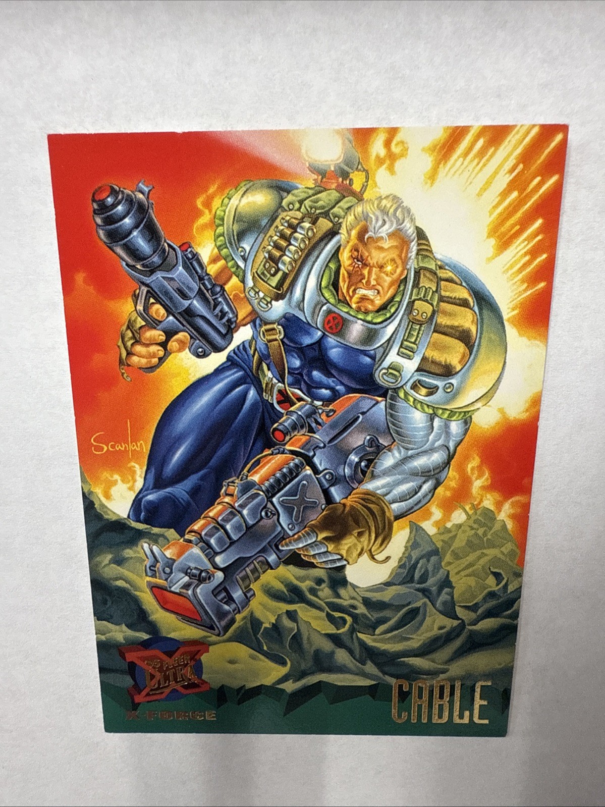 1995 Marvel Fleer Ultra X-Men Team Card X-Force Cable #113